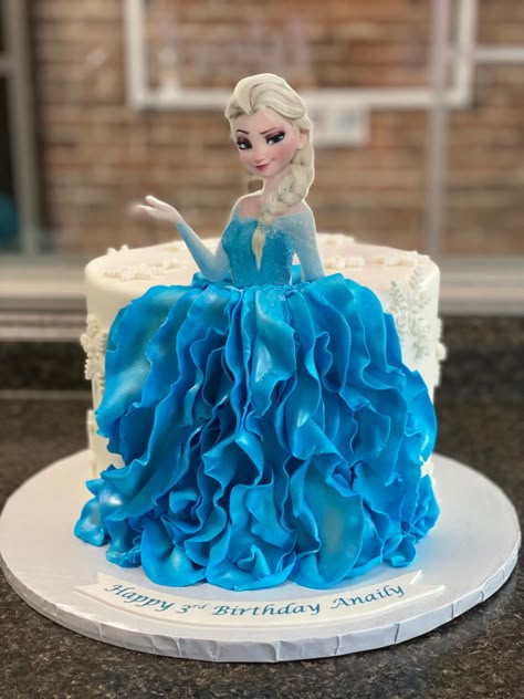 Elsa Frozen Cake, Elsa Birthday Cake, Barbie Doll Birthday Cake, Frozen Themed Birthday Cake, Elsa Cake Frozen, Disney Frozen Cake, Elsa Cake, Doll Birthday Cake