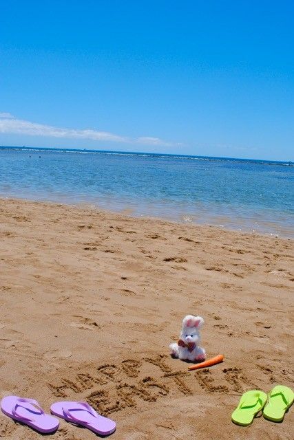 Easter Beach Photos, Easter On The Beach, Easter At The Beach, Happy Easter Messages, Easter Photo Props, 1st Easter, Easter Messages, Hawaii Maui, Photo Family