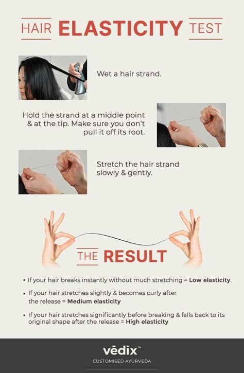 Hair Elasticity Test Beauty School Cosmetology, Hair Science, Hairdressing Training, Hair Test, Fine Natural Hair, Breaking Hair, Hair School, Skin Science, Healthy Hair Tips