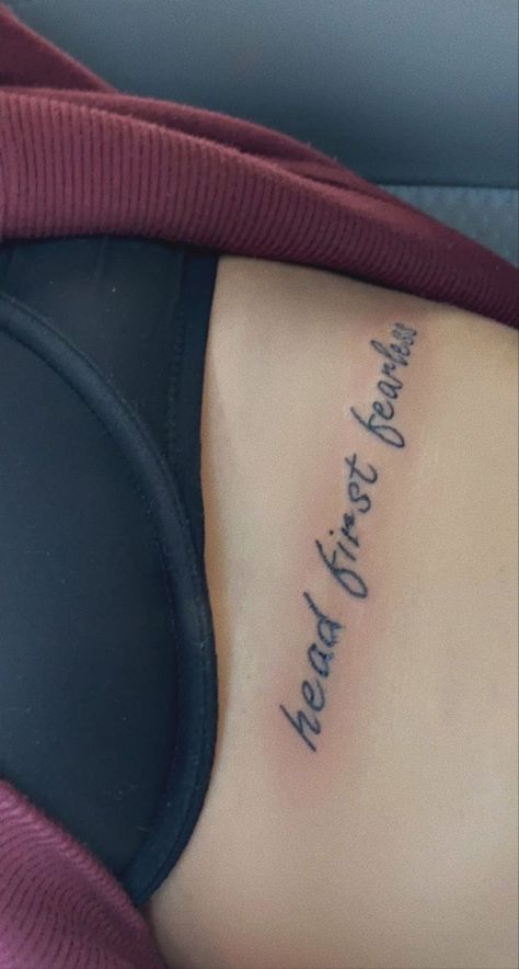 Fearless Tattoo, Swift Tattoo, Small Sister Tattoos, Taylor Swift Tattoo, Lyric Tattoos, Small Pretty Tattoos, Cute Little Tattoos, Cute Tattoos For Women, Jewelry Tattoo