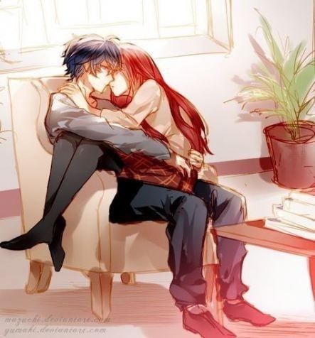 Manga Smile, Anime Couples Cuddling, Jellal And Erza, Bts Anime, Cute Couples Cuddling, Cute Couple Quotes, Art Manga, Art Simple, Kissing Couples