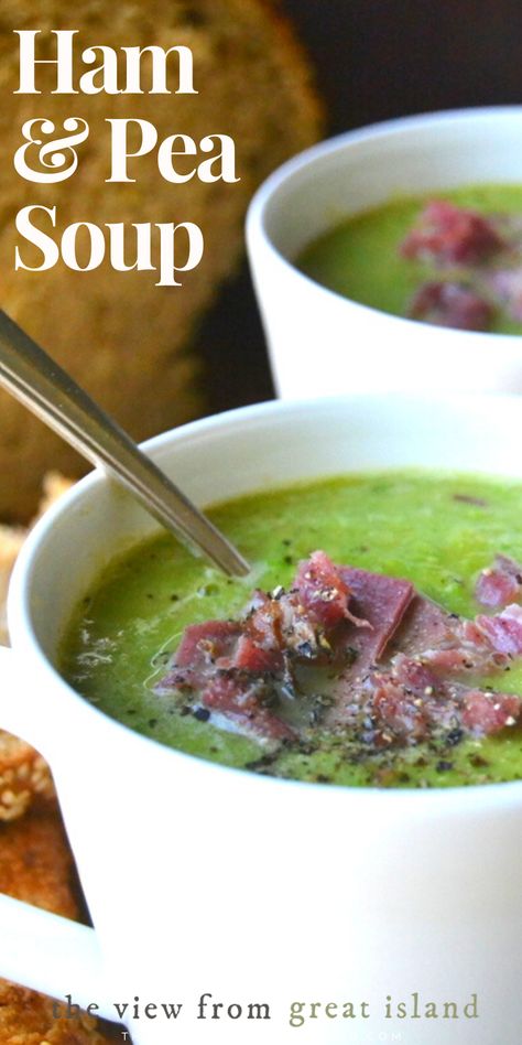 Ham And Pea Soup, Split Pea Soup With Ham, Stilton Soup, Pea Soup With Ham, Family Soup, Ham Soup Recipes, Ham Bone Soup, Soup With Ham, Wls Recipes