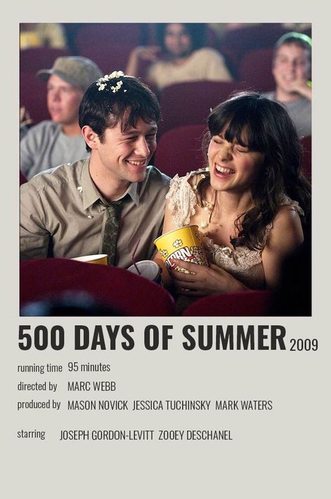 Romcom Movies, Movies To Watch Teenagers, Most Paused Movie Scenes, Iconic Movie Posters, Movie Card, Girly Movies, 500 Days Of Summer, Film Posters Minimalist, 500 Days