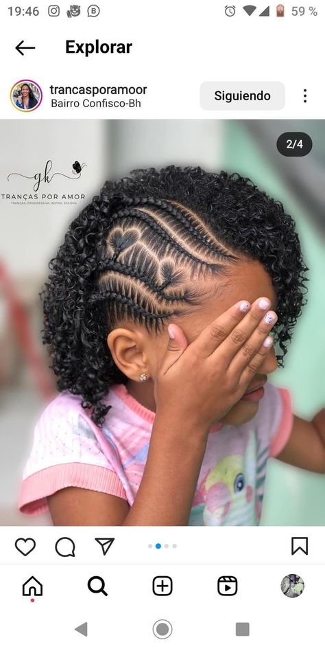 Ponytail Hairstyle Ideas, Intricate Hairstyles, Cute Toddler Hairstyles, Lil Girl Hairstyles, Kids Curly Hairstyles, Ponytail Hairstyle, Toddler Hairstyles Girl, Braided Cornrow Hairstyles, Girls Natural Hairstyles