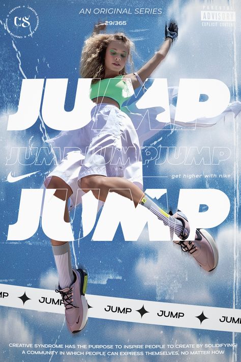 Sporty Design Graphic, Nike Editorial, Nike Lookbook, Sport Campaign, Nike Ads, Sports Campaign, Nike Poster, Nike Ad, Dance Poster