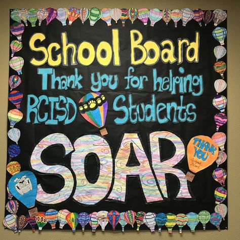 #mrsyagersartroom School Board Appreciation 2017-2018 School Board Appreciation Posters, Board Appreciation Ideas, School Board Appreciation Ideas, School Board Appreciation, Elementary Art Lesson Plans, Thank You Poster, Elementary Art Classroom, Sunshine Committee, Bulletin Board Design