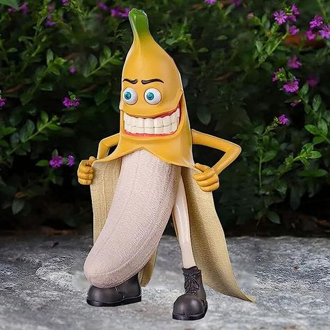 Gifts For Housewarming, Lawn Landscape, Banana Man, Banana Art, Lawn Ornaments, Office Home, Lawn, Yard, Patio