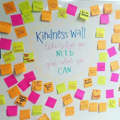 Reflections For Meetings, Kindness At Work, Kindness Wall, Work Bulletin Boards, Morale Boosters, Kindness Activities, Take What You Need, Health Activities, Act Of Kindness