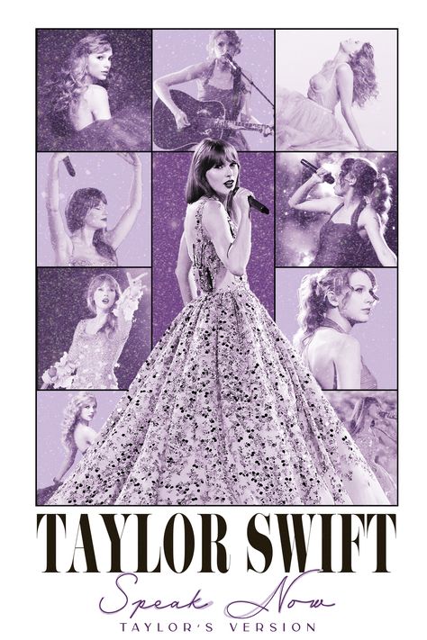 Taylor Swift Birthday, Taylor Swift Speak Now, Taylors Version, Estilo Taylor Swift, Taylor Swift Cute, Taylor Swift Posters, Poster Room, Speak Now, Tour Posters