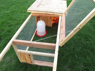 Joe's Garden Journal: DIY Outdoor Chicken Brooder / Broody Hen Box Poultry Business, Hen Coop, Brooder Box, Chicken Brooder, Chicken Roost, Easy Chicken Coop, Chicken Pen, Pet Ducks, Chicken Treats