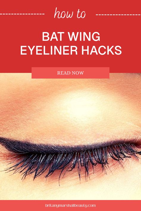 Ready to master the art of bat wing eyeliner? This guide is your ultimate go-to for achieving that perfect look, especially for hooded eyes. Find step-by-step techniques that make it easy to bring out the bold, beautiful wing aesthetic without those frustrating blunders. From choosing the right eyeliner tools to tips on achieving that flawless flick, we’ve got you covered. Elevate your wing game and ensure your eyes pop with confidence. Join the ranks of makeup pros with these simple tricks! Diy Winged Eyeliner, Batwing Eyeliner, Bat Wing Eyeliner, Eyeliner For Downturned Eyes, Wing Aesthetic, How To Do Winged Eyeliner, Batman Ideas, Bueaty Tips, Eyeliner Guide