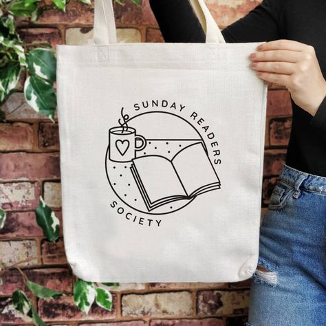 Handpainted Tote Bags, Book Page Art, Tea And Books, Book Tote Bag, Literary Gifts, Neutral Colours, Bookish Gifts, Book Bag, Shopper Bag