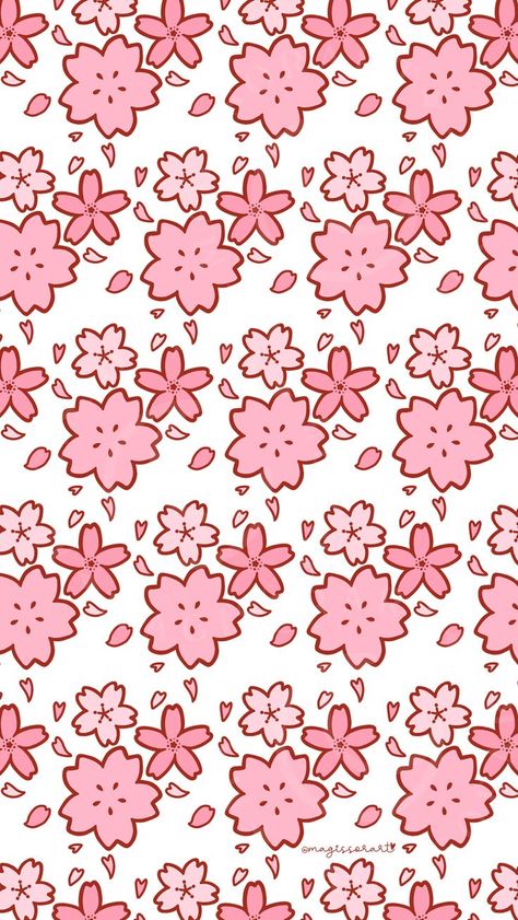 Cherry Blossom White, Pink Wallpaper Ipad, Animes Emo, Aesthetic Wallpaper Iphone, Iphone Wallpaper Kawaii, Cherry Blossom Art, Sakura Flower, Hello Kitty Iphone Wallpaper, Flower Background Wallpaper