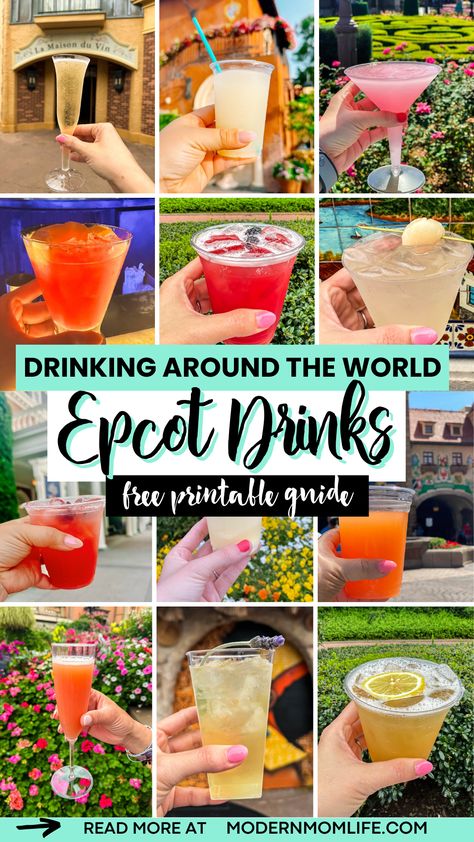 Check out the ultimate guide to Drinking Around the World at Epcot. Discover the best drinks in each country pavilion, tips for pacing, and how to savor the cultural experiences responsibly. Your adventure begins here! #Epcot #DisneyWorld #WaltDisneyWorld #EpcotDrinks Snacking Around The World Epcot, Ottawa Apple Drink Recipe Epcot, Drink Around The World At Home Party, Epcot Tips And Tricks, Disney Epcot Drinking Around The World, Epcot Drinking Around The World List, Drinks Around The World Epcot, Epcot Scavenger Hunt For Adults, 21st Birthday Epcot