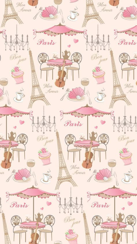 Paris Aesthetic Wallpaper Iphone, Pink Paris Wallpaper, Parisian Wallpaper, Paris Wallpaper Iphone, Iphone Wallpaper Purple Flower, Paris Illustration, Victoria Secret Wallpaper, Paris Wallpaper, Notebook Cover Design