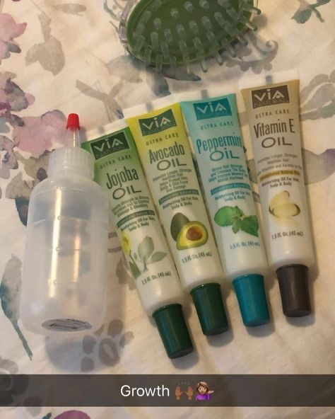 Dm For Cheap Promo on Instagram: “For hair growth you can find these at a beauty supply store 💕✨ —•— • • • • • • • • • • • • • • • • • • [‼️] •DISCLAIMER: These products may…” Good Hair Oils, 3b Hair Products, Grow Baby Hair, Dreadlocks Hair Care, Slow Hair Growth, Natural Beauty Secrets, Natural Hair Moisturizer, Hair Moisturizer, Good Hygiene