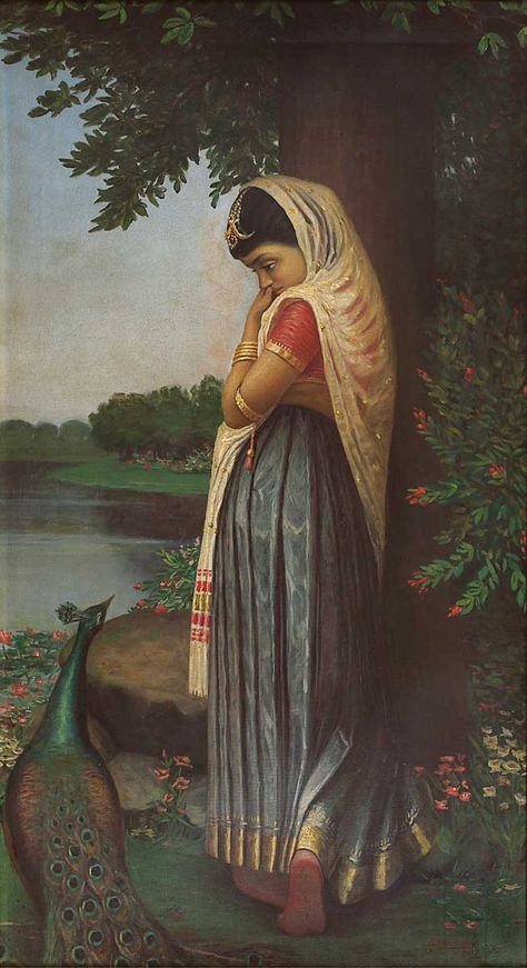 Jogesh Chandra Seal (1895-1926) Object type	painting Description	 English: Untitled (Disappointed) India Painting, Shree Radhe, South Asian Art, Indian Art Gallery, Vedic Art, Art Painting Gallery, Indian Artist, Indian Paintings, Classic Paintings