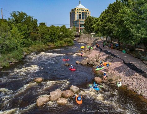 Kayaking Ideas, Wausau Wisconsin, Indoor Water Park, Exploring Wisconsin, White Water Kayak, Wisconsin Travel, Kayak Adventures, Whitewater Kayaking, Whitewater Rafting