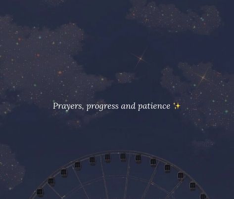 Prayer Progress Patience, Quick Saves