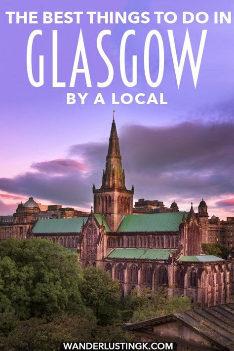 Your insider guide to Glasgow written by a local, including the best things to do in Glasgow, Scotland. This easy day trip from Edinburgh is worth a visit! #travel #scotland #glasgow #UK What To Do In Glasgow Scotland, Glasgow Day Trips, Things To Do In Glasgow Scotland, Things To Do In Glasgow, Glasgow Subway, Day Trips From Edinburgh, Visit Glasgow, Glasgow Travel, Scotland Glasgow