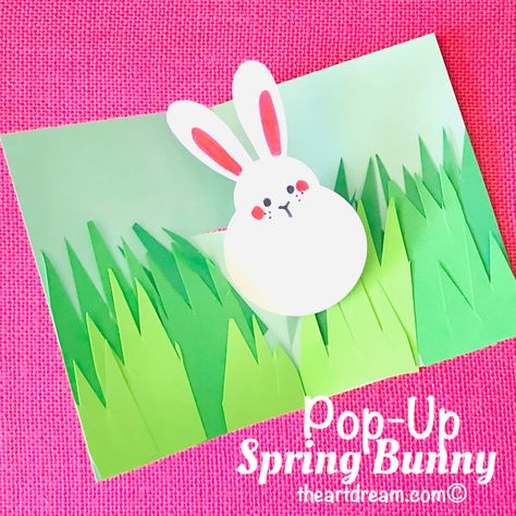 Pop Up Bunny Craft, Easter Pop Up Cards Diy, Easter Pop Up Cards, Diy Easter Cards, Paper Bunny, Easter Cards Handmade, Toddler Easter, Easter Art, Pop Ups