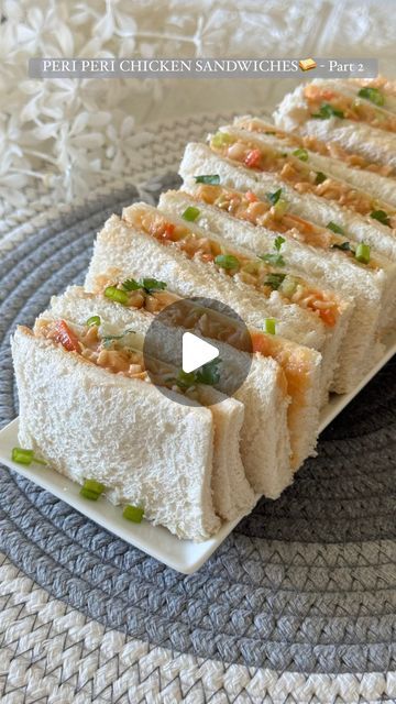 Patricia.A 🍽️•Recipes •Content Creator on Instagram: "📌PERI PERI CHICKEN SPREAD SANDWICHES🥪 Part 2⤵️ #saveforlater & follow @fortheloveoffood90 for more quick & easy recipes You Need: 🍗1 chicken breast marinated with some peri peri spice,ginger garlic paste,olive oil,marinate & keep aside for 20mins. Boil & shred. 🥫For the Sauce: 1-2 tsp of peri peri spice, 1/4 cup mayonnaise,1/4 cup cabbage & carrot,chilli garlic sauce,tomato ketchup & hot sauce, 🌶️Peri Peri Spice: 2tbsp chilli flakes,2tbsp Provence herbs,1tbsp salt,2tbsp smoked hot paprika,1tsp red chilli powder,1 1/2 tbsp sugar,1tbsp garlic powder,1tbsp onion powder,1 chicken cube. Mix everything together. 🥪Recipe for the sauce has already been shared in the previous reel. Add the chicken,veges together to the sauce,mix well,app Peri Peri Sandwich, Chicken Spread, Chilli Garlic Sauce, Cabbage Carrot, Peri Chicken, Peri Peri Chicken, Quick Easy Recipes, Ginger Garlic Paste, Cold Sandwiches