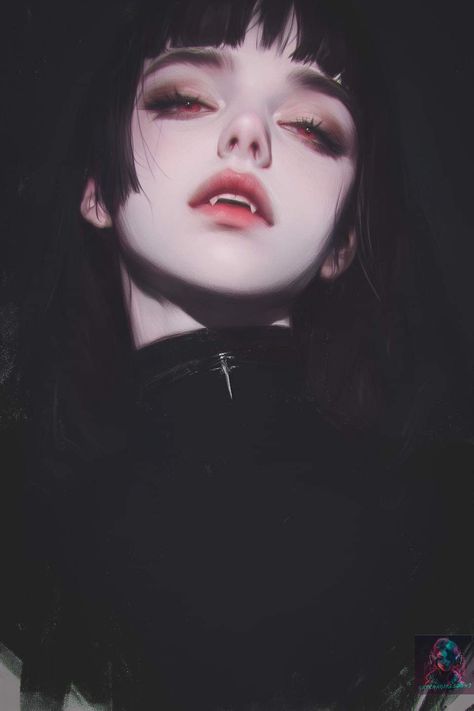 Vampire Night  #vampire #vampiregoth #vampiregirl #vampireaesthetic #vampireart #blood #aiart #portrait #aiartwork #aiartcommunity #fantasy Asian Vampire Makeup, Female Vampire Oc, Vampire Girl Drawing, Black Vampire Girl, Vampire Girl Aesthetic, Female Vampire Aesthetic, Vampire Feeding, Asian Vampire, Vampire Girl Art