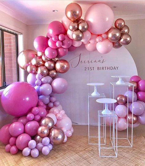 Below are some balloon decor ideas to help you decide what decor will be fit for your event. Rainbow Balloon Arch, Baby Shower Balloon Arch, Birthday Party Balloons, Deco Ballon, Bridal Shower Balloons, Butterfly Birthday Party, Purple Balloons, Rose Gold Balloons, Rainbow Balloons