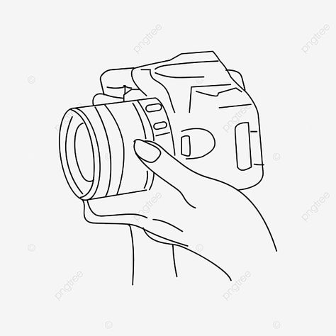 Camera Outline, Camera Sketch, Camera Drawing, Photo Png, Camera Tattoo, Shadow Video, Minimalist Drawing, Line Art Design, Outline Art