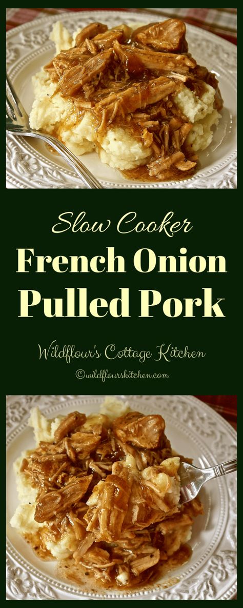 Pork Loin Pulled Pork, Pork Loin Crock Pot Recipes, Pork Roast Crock Pot Recipes, Crockpot Pork Loin, Pork Gravy, Crockpot Pork Roast, Crock Pot Pulled Pork Recipe, Pot Roast Crock Pot Recipes, Pork Crockpot Recipes