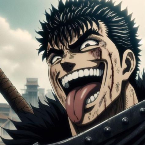 Guts Berserk Manga, Guts Pfp, Berserk Anime 1997, Guts Berserk, Castlevania Wallpaper, Vagabond Manga, Berserk Manga, رورونوا زورو, Anime Drawing Books