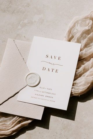 Beige Wedding Theme, White Wax Seal, Cream Wedding Invitations, Foil Save The Dates, Minimal Wedding Invitation, Beige Wedding, Wedding Invitation Inspiration, Cream Wedding, Minimalist Wedding Invitations