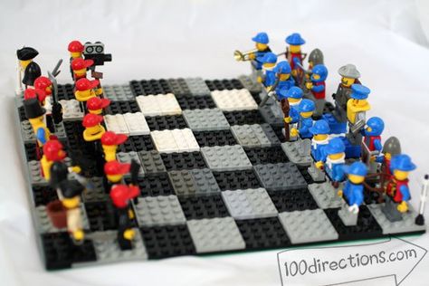 Chess Diy, Lego Chess, Diy Chess Set, Chess Ideas, Street Appeal, Board Games Diy, Chess King, Chess Boards, Lego Diy