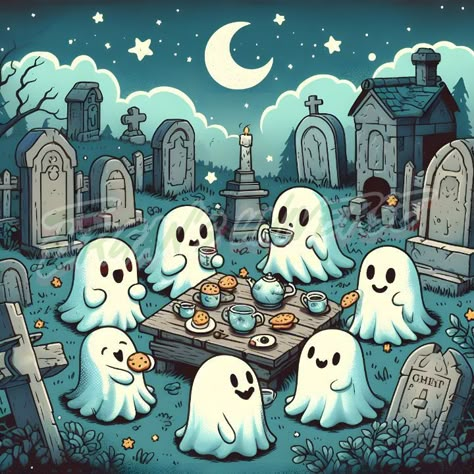 📌 July 21, 2024       @ColleSemplice Eerie Landscape, Old Graveyard, Among Us Cute, Idea To Paint, Facts About Halloween, Stuffed Pumpkin, Halloween Breakfast, Ghosts Halloween, Halloween Wallpaper Cute