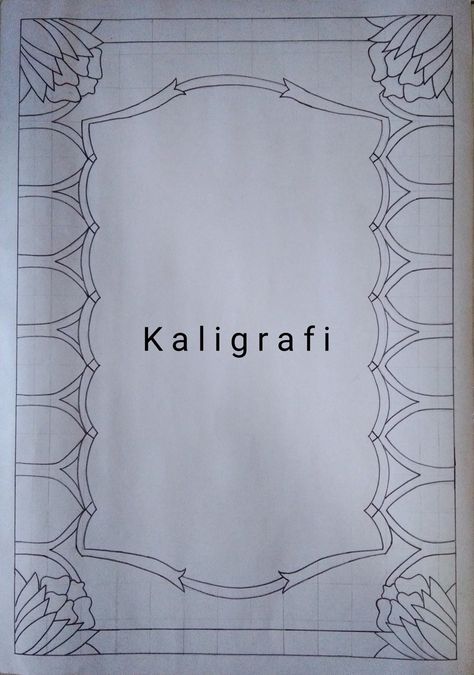 #Kaligrafi #ornamen #hiasan School Study Ideas, Islamic Caligraphy Art, Islamic Caligraphy, Calligraphy Art Print, Caligraphy Art, Simple Aesthetic, Simple Doodles, Calligraphy Art, Drawing Tutorial