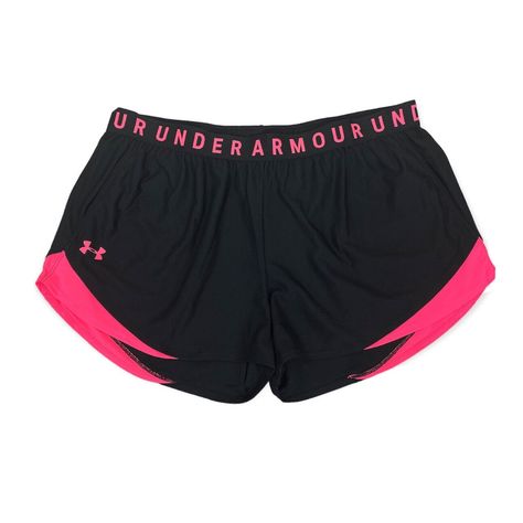 Under Armour Women's Play Up Shorts 3.0 Black Active Running New Xxl / 2xl 1344552 With 2 Front Pockets Approximate Measurements 18.5" Flat Waist 12" Rise 3" Inseam 16" Flat Leg Opening Ship Daily 15 Birthday Gift Ideas, Black Spandex Shorts, Under Armour Outfits, Under Armor Shorts, Summertime Outfits, Under Armour Running, Armour Women, Running Shorts Women, Brand Clothes