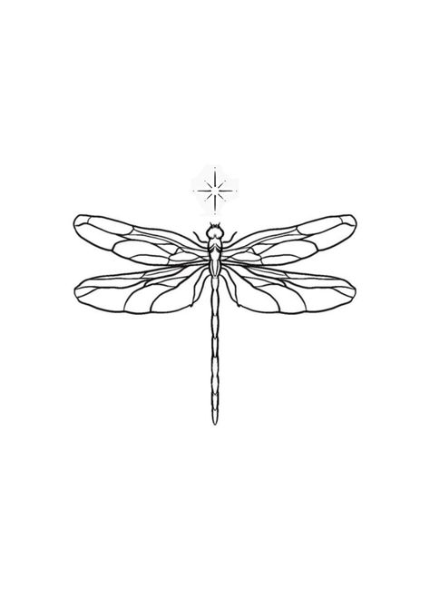 Dragon Fly Tattoo Drawing, Dragonfly Tattoo Design Color, Dragon Fly Line Art, Dragonfly Color Tattoo, Dragon Fly Tattoo Stencil, Dragon Fly Tattoo For Women Simple, Dragon Fly Outline, Simple Dragonfly Drawing, Dragon Fly Drawings