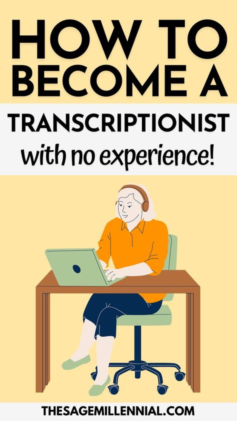 How To Become A Transcriptionist (With No Experience) Transcription Jobs From Home, Transcription Jobs For Beginners, Transcription Jobs, Medical Transcriptionist, Medical Transcription, Unique Jobs, Jobs From Home, Proofreading Jobs, Money Making Jobs