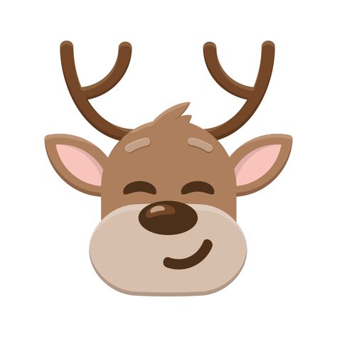 Download the Cute happy deer head. Reindeer head. Cute animal face icon. Merry Christmas cartoon character. Vector illustration 16247874 royalty-free Vector from Vecteezy for your project and explore over a million other vectors, icons and clipart graphics! Cartoon Reindeer Face, Merry Christmas Cartoon, Deer Face, Deer Clipart, Christmas Cartoon Characters, Deer Vector, Deer Cartoon, Cartoon Reindeer, Reindeer Head