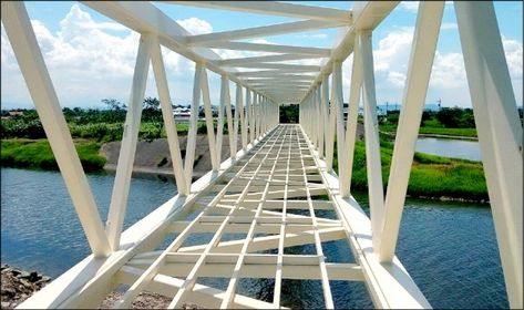 Bridge Ideas, Architecture Structure, Bridge Construction, Structural Steel, Pedestrian Bridge, Structure Architecture, Structure Design, Steel Structure, Mole