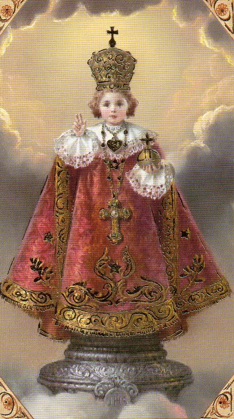 St Elizabeth Of Hungary, Divine Infant Jesus, Elizabeth Of Hungary, Angelic Symbols, Traditional Catholicism, Catholic Altar, St Elizabeth, Jesus Our Savior, Vintage Holy Cards