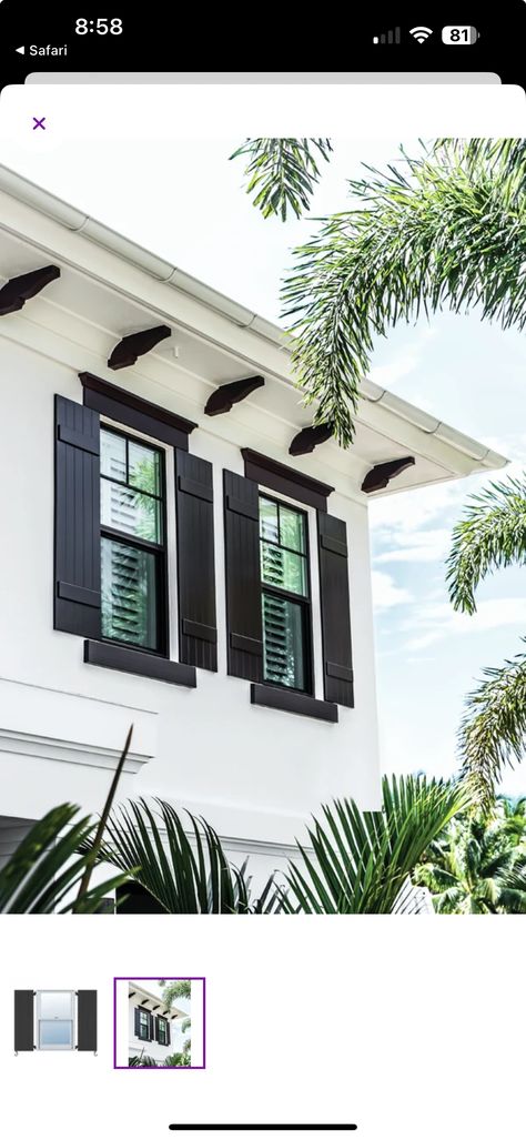 Brick House With Black Shutters, White Colonial House Exterior, House Exterior Black, House With Black Shutters, White Colonial House, Colonial House Exterior, White Colonial, Colonial House Exteriors, Black Shutters