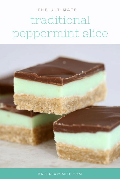 traditional peppermint slice