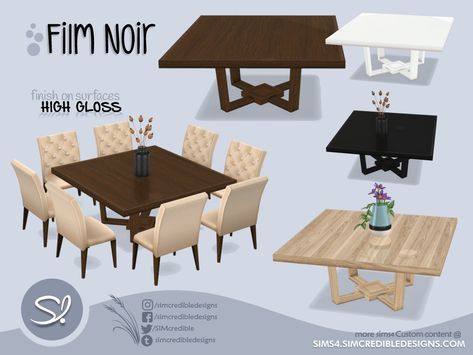 Sims 4 Cc Big Dining Table, Sims 4 Kitchen Table, Sims 4 Cc Furniture Table, Sims4 Dining Table, Sims 4 Cc Kitchen Table, Ts4 Dining Room Cc, Ts4 Cc Dining Table, Sims 4 Dinner Table, Sims 4 Cc Tables