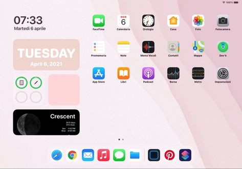 Ipad Air Organization Homescreen, Ipad Pro Homescreen, Ipad Organization Homescreen, Home Screen Ipad, Widgets Ideas, Ipad Design, Ipad Inspo, Ipad Pro 2020, Ipad Lockscreen