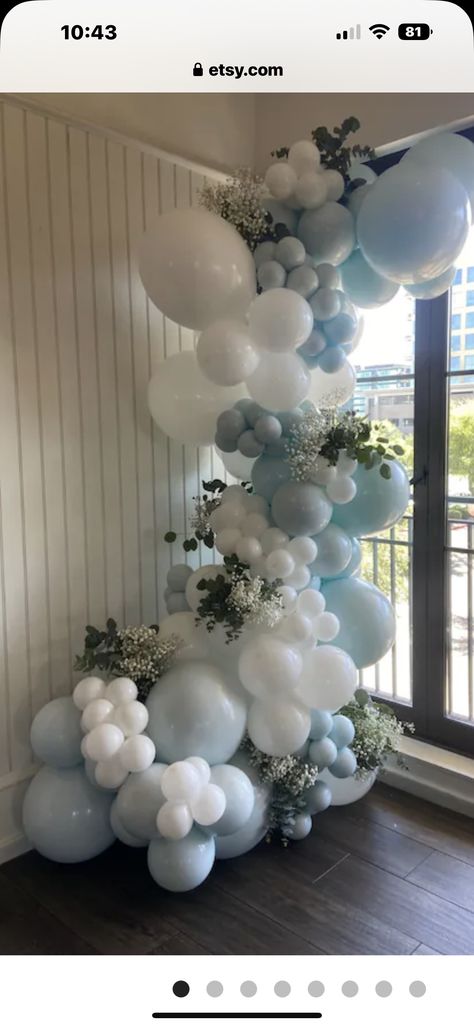 Boy Floral Baby Shower Ideas, Flowers For Baby Shower Boy, Baby Shower Boy Flowers, March Baby Shower Ideas Boy, Baby In Bloom Boy Shower Ideas Blue, Baby In Bloom Blue Shower Ideas, Simple Blue Baby Shower Ideas, Boy Baby Shower Ideas Spring, Boy Baby In Bloom Shower Ideas