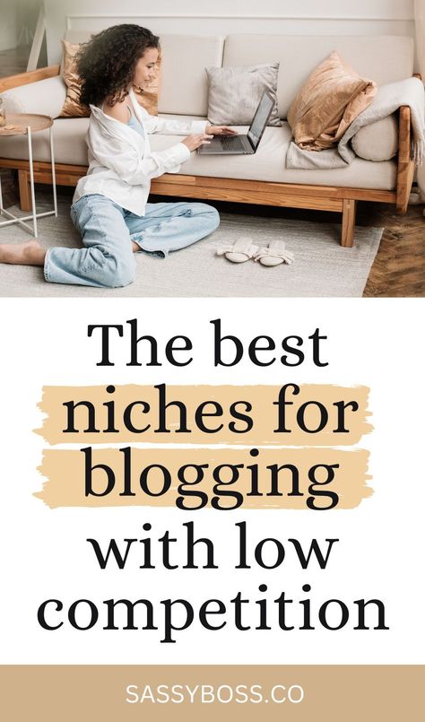 Want to start a blog and make money online but you're not sure how to choose a niche for your blog? Use my list of low competition niches and pick a blog niche that gets traffic and makes money! #blogniche #bloggingtips Profitable Blog Niches, Blog Niche Ideas, Digital Jobs, Blog Post Topics, Niche Ideas, Shopify Marketing, Blogging Business, Blog Planning, Etsy Promotion