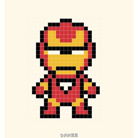 Modele Pixel Art, Pixel Beads, Fuse Bead Patterns, Art Perle, Pixel Art Templates, Bead Sprite, Hama Beads Patterns, Iron Beads, Mini Cross Stitch