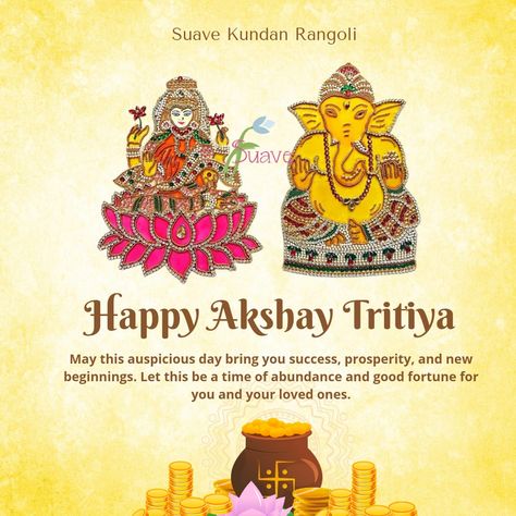 Suave handcrafted rangoli wishing you a happy Akshay Tritiya . #beautiful #decor #decoration #wedding #mandala #mandalaart Akshay Tritiya, Decoration Wedding, Good Fortune, Beautiful Decor, New Beginnings, First Love, Bring It On, Let It Be, Mandalas