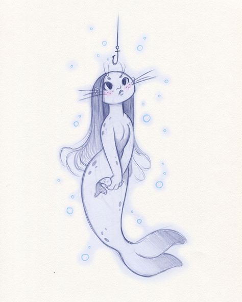 Mermaid Sketch, Mermaid Pose, Tumblr Art, Spring Art, Mermaid Art, Art Party, Art Series, Fantasy Artwork, Fell In Love